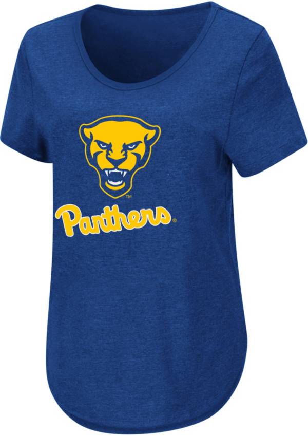 Colosseum Women's Pitt Panthers Blue T-Shirt