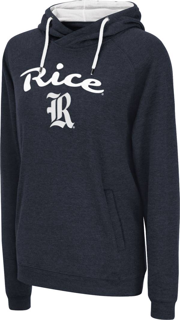 Colosseum Women's Rice Owls Blue Pullover Hoodie