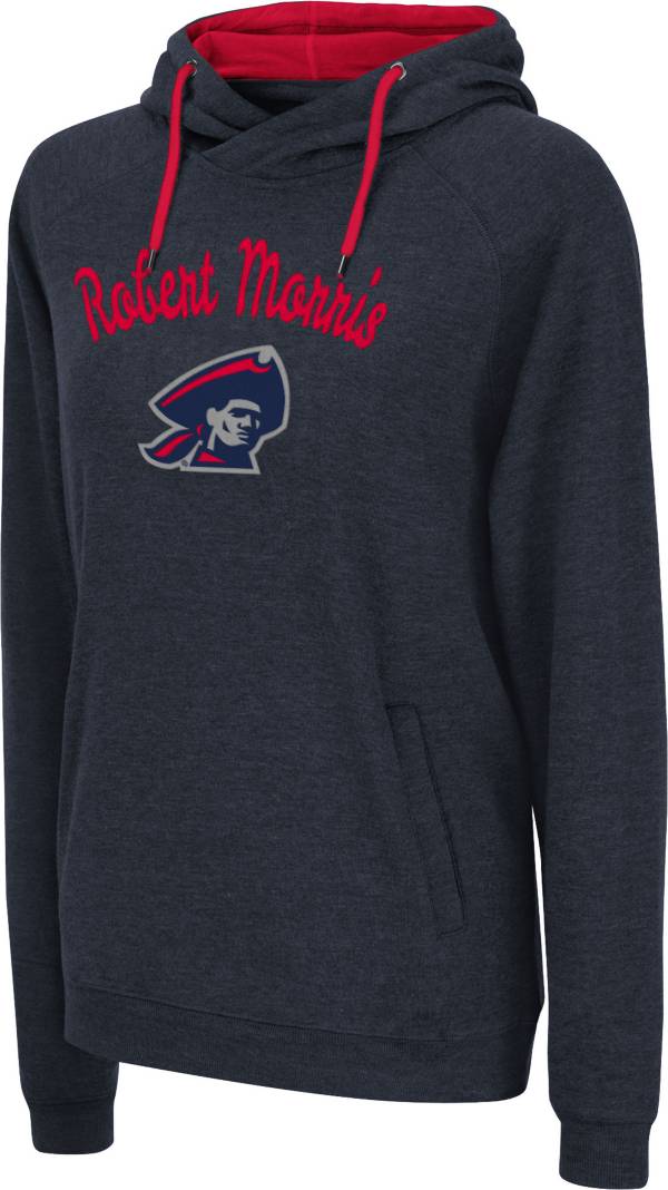 Colosseum Women's Robert Morris Colonials Navy Blue Pullover Hoodie