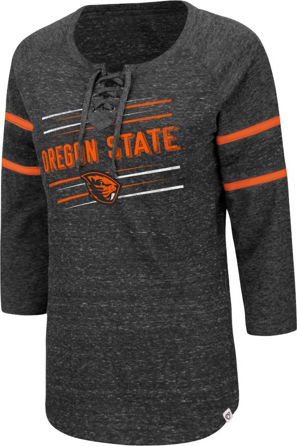 Colosseum Women's Oregon State Beavers Orange Pasadena ¾ Sleeve T-Shirt