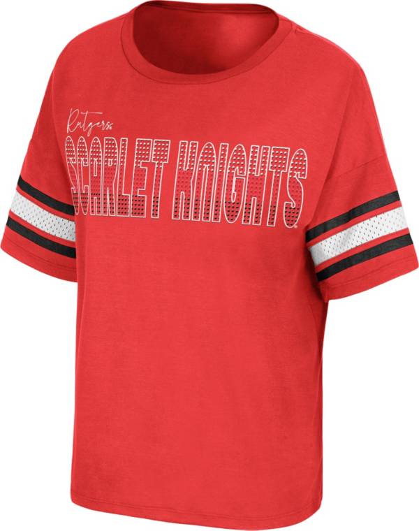 Colosseum Women's Rutgers Scarlet Knights Scarlet Janis T-Shirt