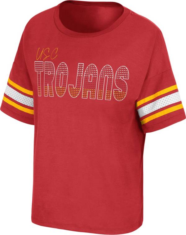 Colosseum Women's USC Trojans Cardinal Janis T-Shirt