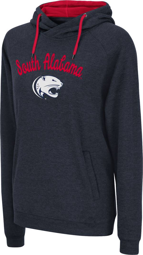 Colosseum Women's South Alabama Jaguars Blue Pullover Hoodie