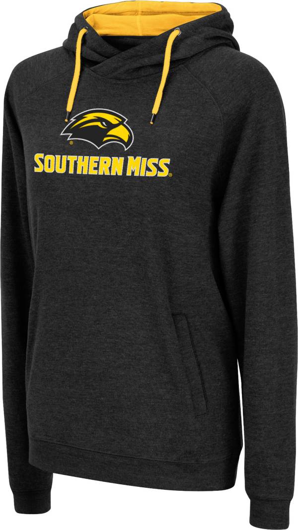 Colosseum Women's Southern Miss Golden Eagles Black Pullover Hoodie