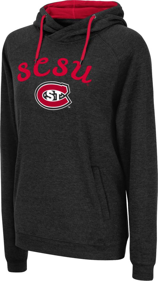 Colosseum Women's St. Cloud State Huskies Black Pullover Hoodie