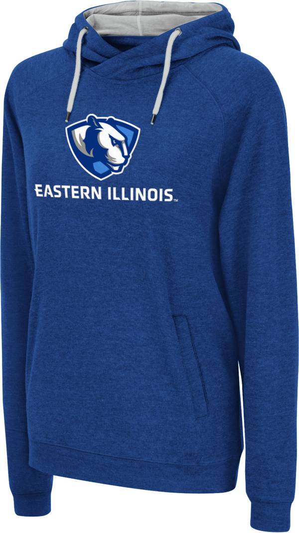 Colosseum Women's Eastern Illinois Panthers Blue Funnel Pullover Hoodie