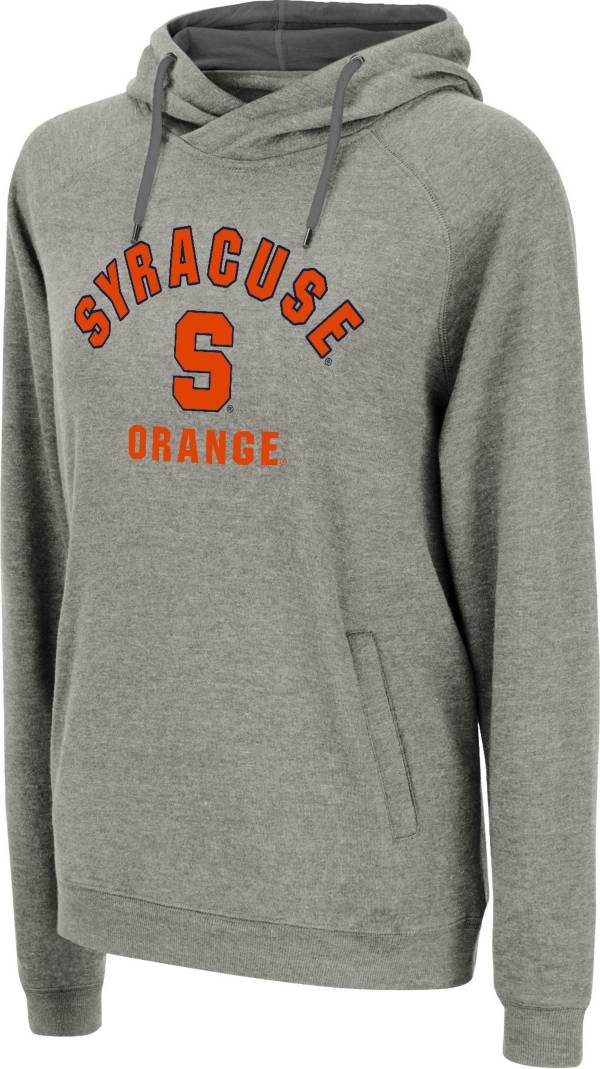 Colosseum Women's Syracuse Orange Grey Pullover Hoodie