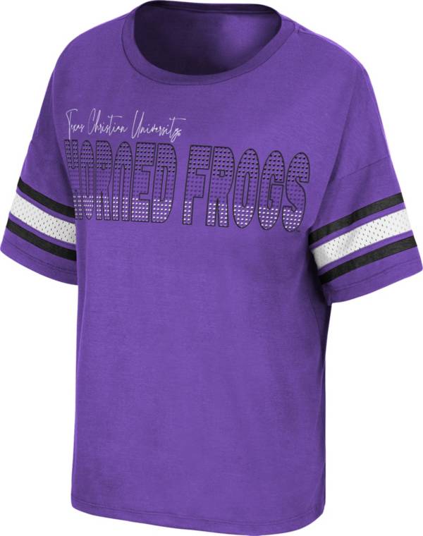 Colosseum Women's TCU Horned Frogs Purple Janis T-Shirt product image