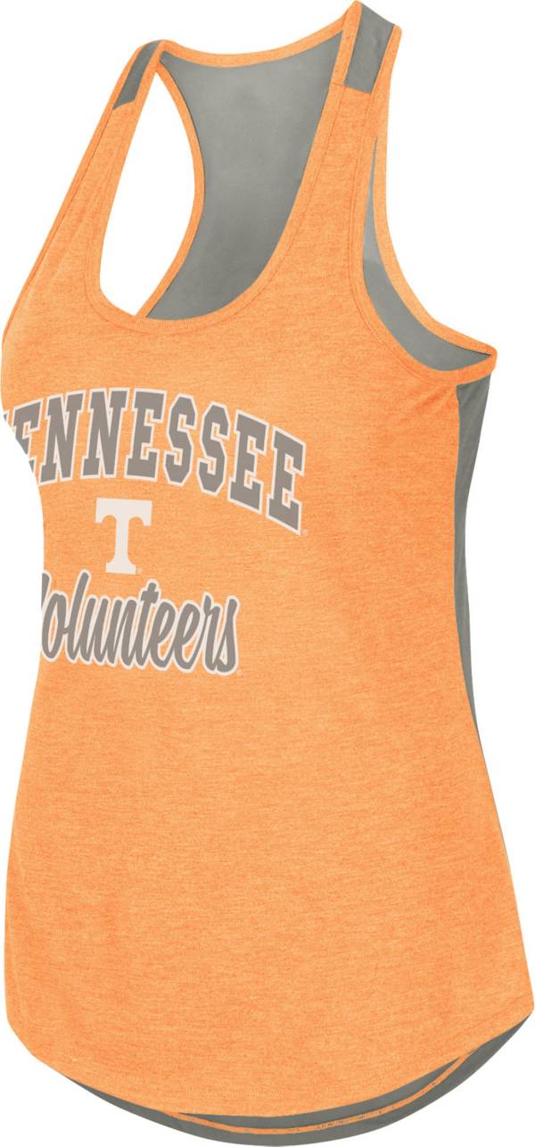 Colosseum Women's Tennessee Volunteers Tennessee Orange Mary Racerback Tank Top