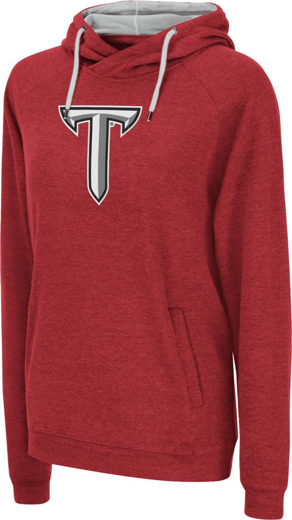 Colosseum Women's Troy Trojans Cardinal Pullover Hoodie