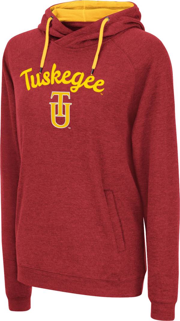 Colosseum Women's Tuskegee Golden Tigers Crimson Pullover Hoodie