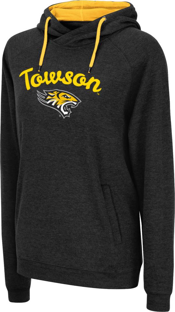 Colosseum Women's Towson Tigers Black Pullover Hoodie product image