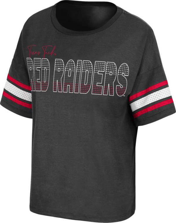 Colosseum Women's Texas Tech Red Raiders Black Janis T-Shirt