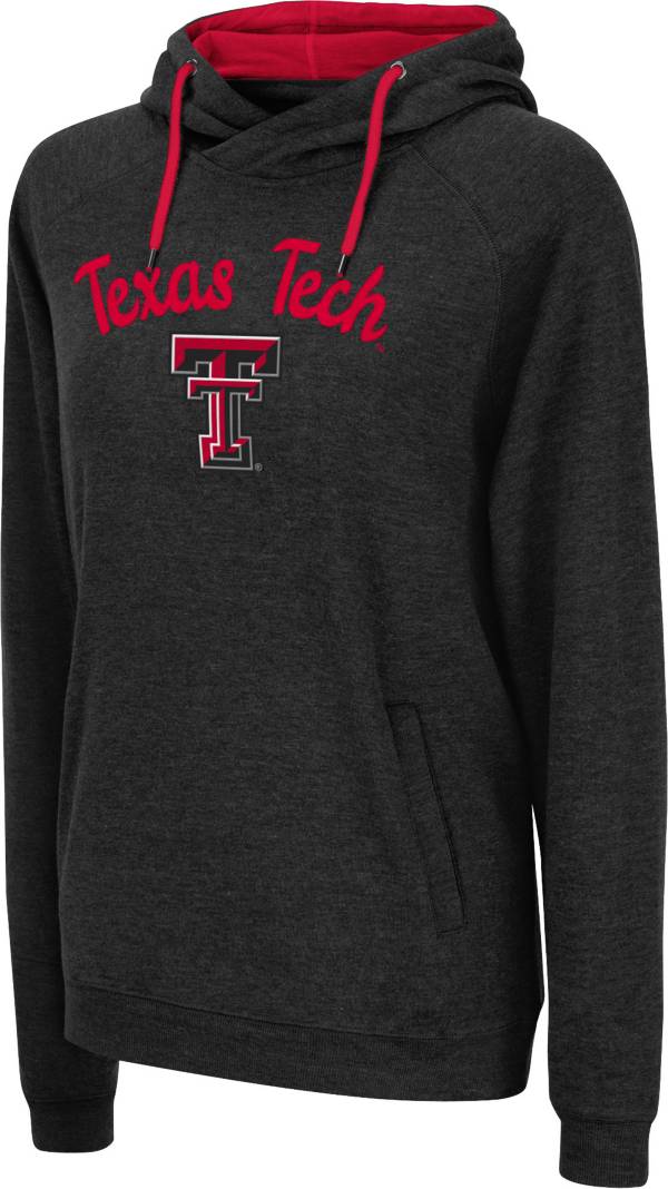 Colosseum Women's Texas Tech Red Raiders Black Pullover Hoodie