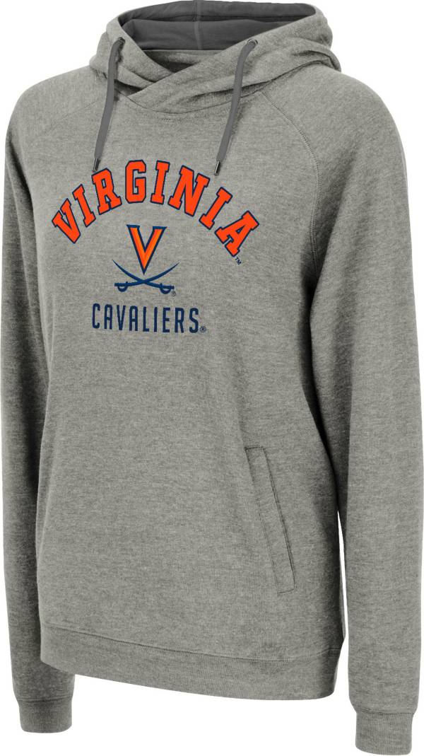 Colosseum Women's Virginia Cavaliers Grey Pullover Hoodie