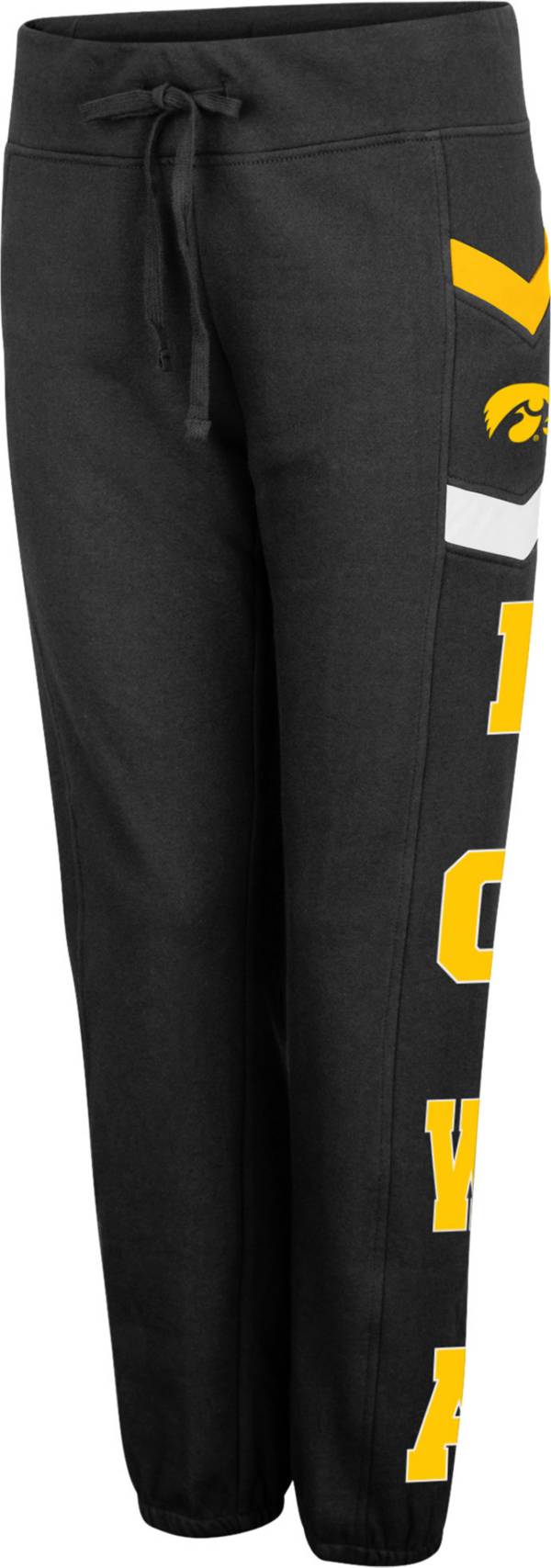 Colosseum Women's Iowa Hawkeyes Black Kripke Joggers