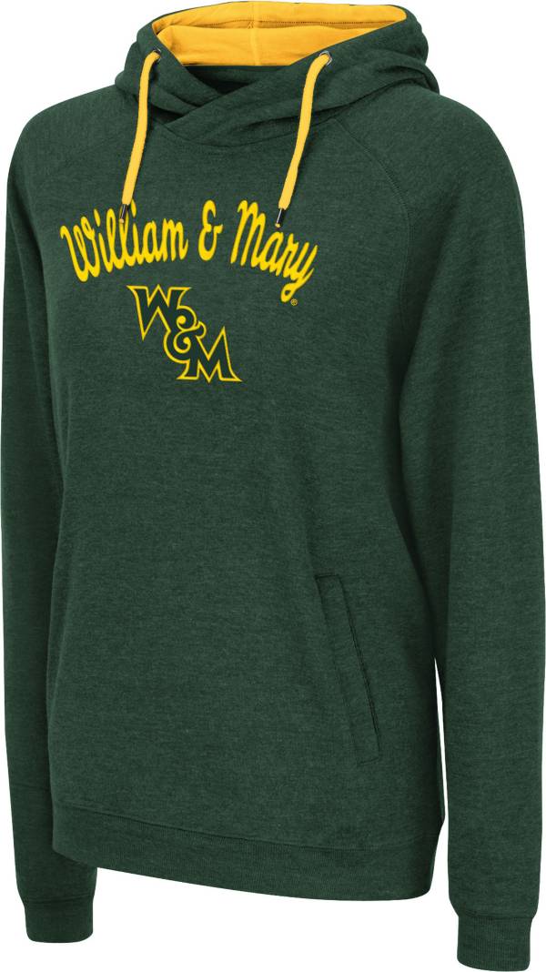 Colosseum Women's William & Mary Tribe Green Pullover Hoodie