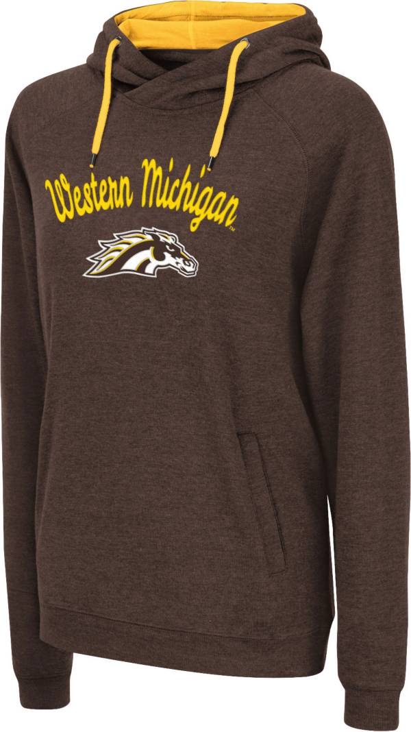 Colosseum Women's Western Michigan Broncos Brown Pullover Hoodie