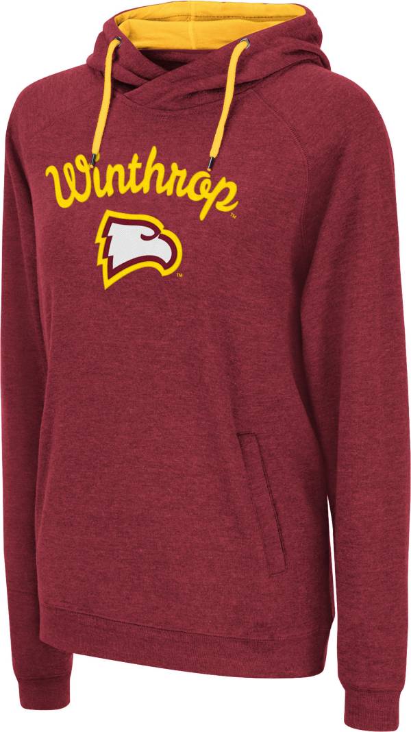 Colosseum Women's Winthrop Eagles Garnet Pullover Hoodie