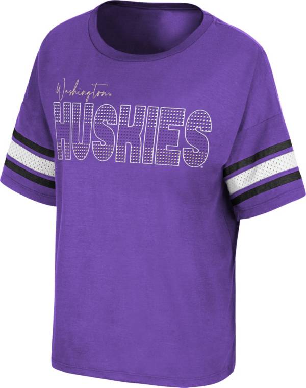 Colosseum Women's Washington Huskies Purple Janis T-Shirt