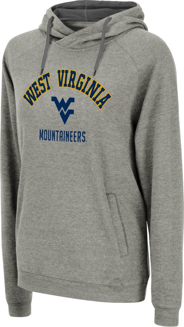 Colosseum Women's West Virginia Mountaineers Grey Pullover Hoodie