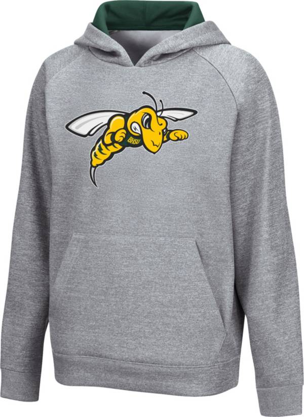 Colosseum Youth Black Hills State Yellow Jackets Grey Pullover Hoodie