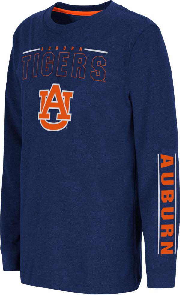 Colosseum Youth Auburn Tigers Blue West Long Sleeve T-Shirt