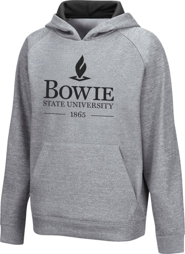 Colosseum Youth Bowie State Bulldogs Grey Pullover Hoodie