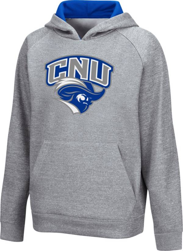 Colosseum Youth Christopher Newport Captains Grey Pullover Hoodie