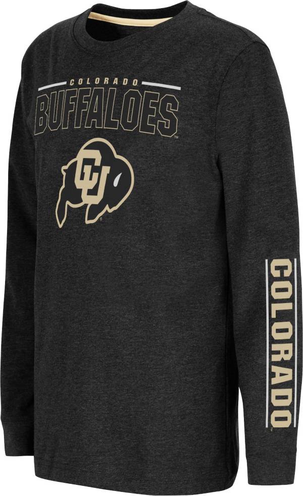 Colosseum Youth Colorado Buffaloes Black West Long Sleeve T-Shirt product image