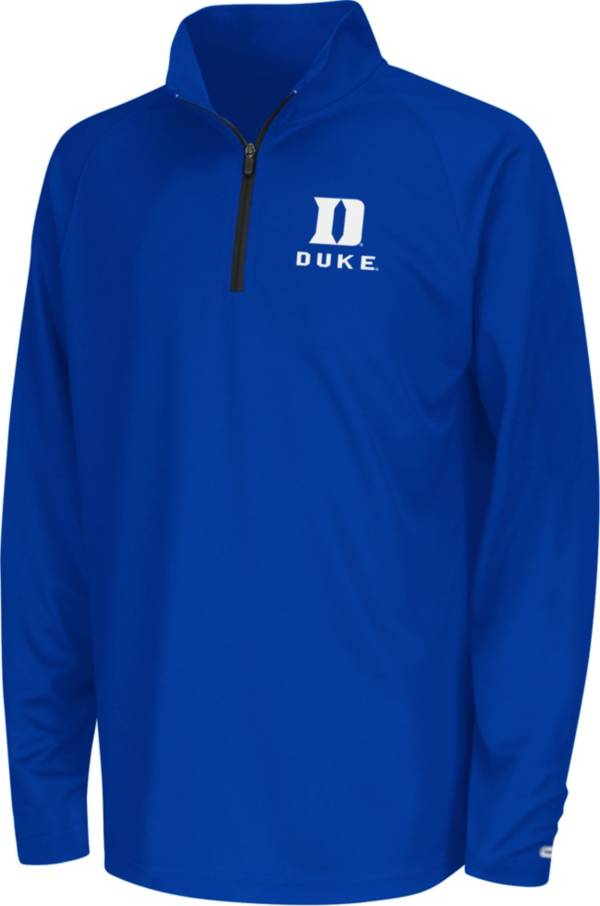 Colosseum Youth Duke Blue Devils Duke Blue Quarter-Zip Pullover Shirt