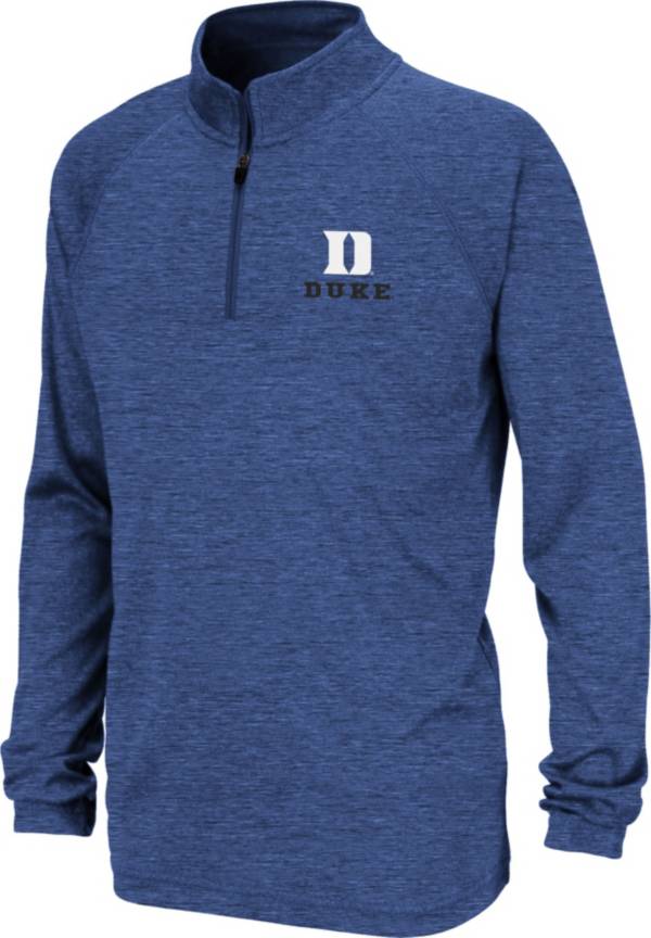 Colosseum Youth Duke Blue Devils Duke Blue Quarter-Zip Pullover Shirt