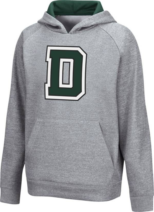 Colosseum Youth Dartmouth Big Green Grey Pullover Hoodie