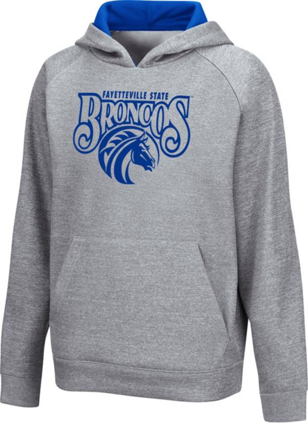 Colosseum Youth Fayetteville State Broncos Grey Pullover Hoodie