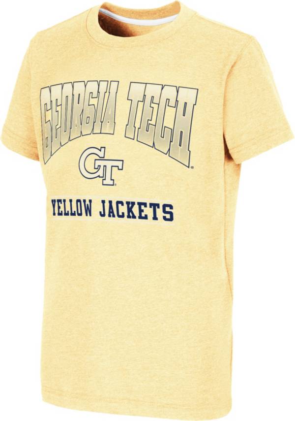 Colosseum Youth Georgia Tech Yellow Jackets Gold Toffee T-Shirt