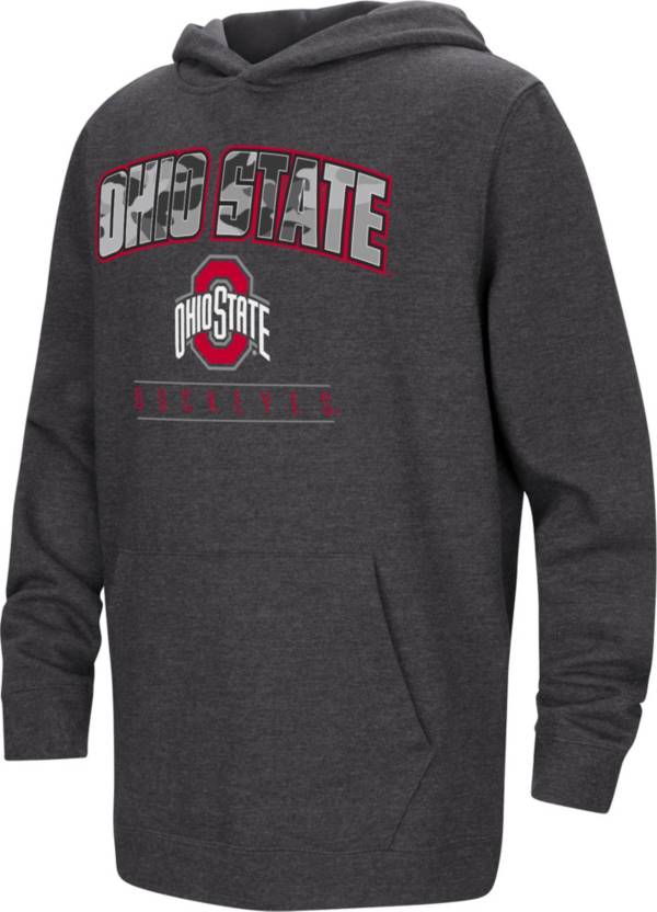 Colosseum Youth Ohio State Buckeyes Black Pullover Hoodie