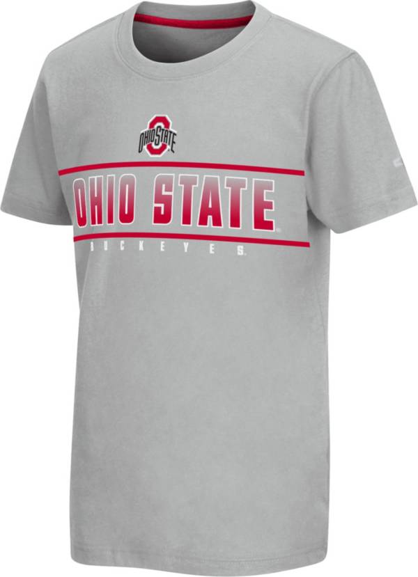 Colosseum Youth Ohio State Buckeyes Gray Snozzberry T-Shirt