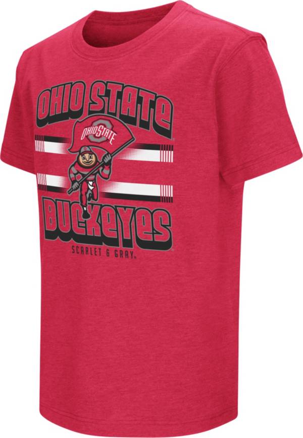 Colosseum Youth Ohio State Buckeyes Scarlet Playbook T-Shirt