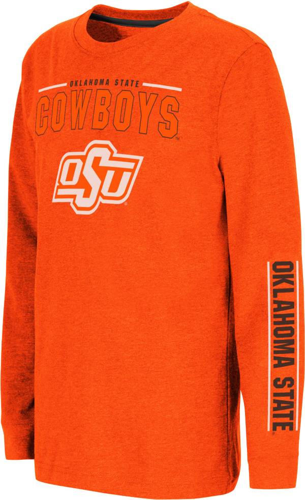 Colosseum Youth Oklahoma State Cowboys Orange West Long Sleeve T-Shirt product image