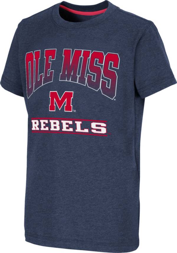 Colosseum Youth Ole Miss Rebels Blue Toffee T-Shirt