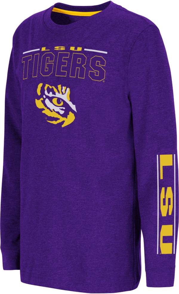 Colosseum Youth LSU Tigers Purple West Long Sleeve T-Shirt