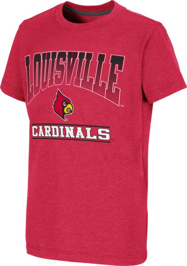 Colosseum Youth Louisville Cardinals Cardinal Red Toffee T-Shirt