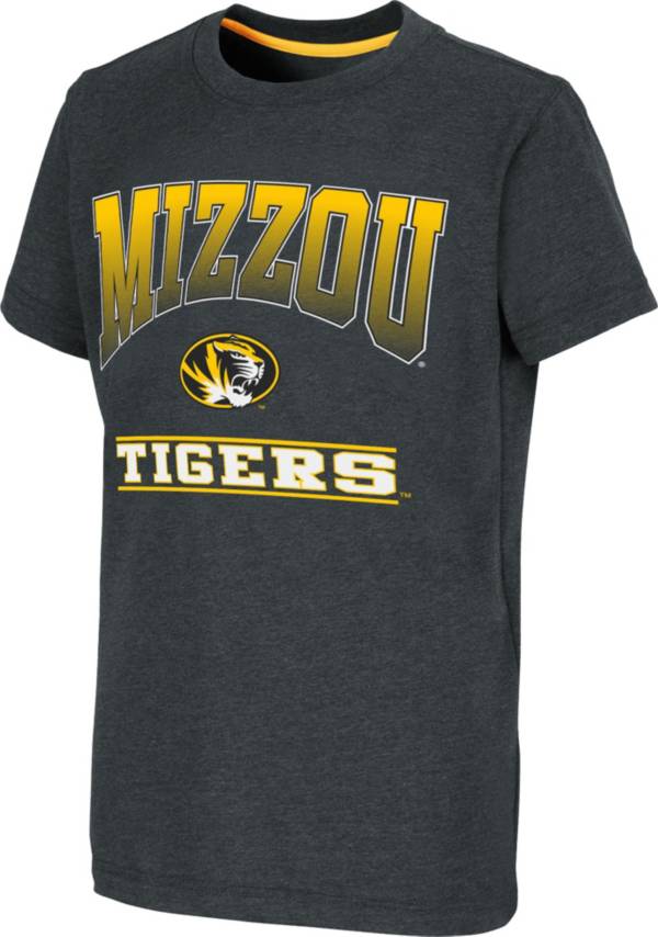 Colosseum Youth Missouri Tigers Black Toffee T-Shirt