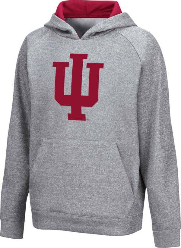 Colosseum Youth Indiana Hoosiers Grey Pullover Hoodie product image