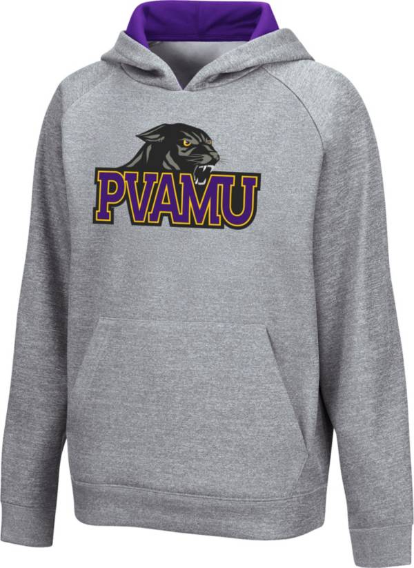 Colosseum Youth Prairie View A&M Panthers Grey Pullover Hoodie