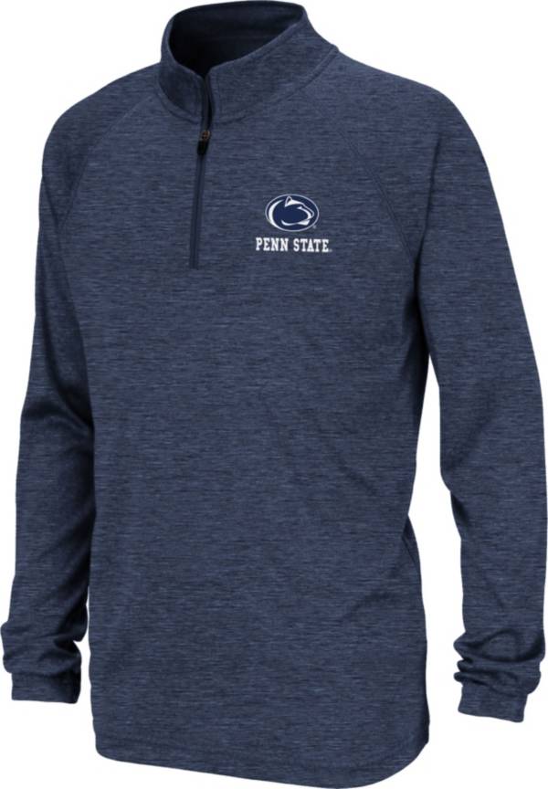 Colosseum Youth Penn State Nittany Lions Blue Quarter-Zip Pullover Shirt