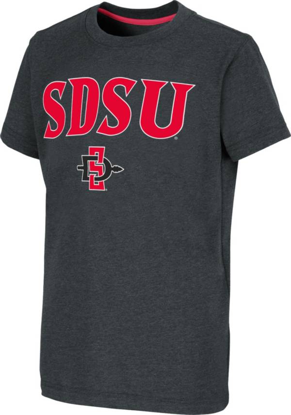 Colosseum Youth San Diego State Aztecs Black Toffee T-Shirt