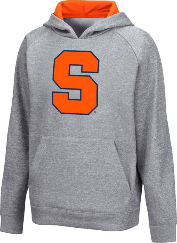 Colosseum Youth Syracuse Orange Grey Pullover Hoodie