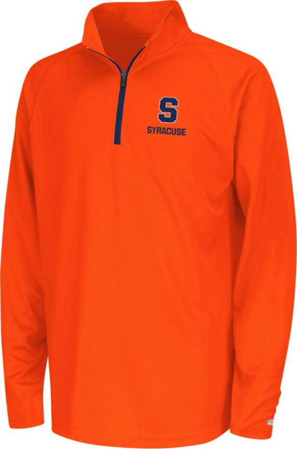 Colosseum Youth Syracuse Orange Orange Quarter-Zip Pullover Shirt