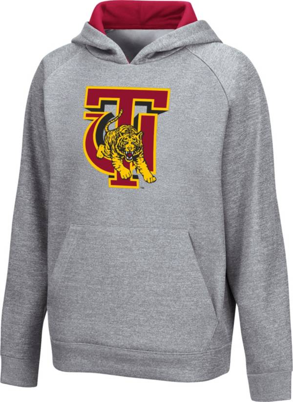 Colosseum Youth Tuskegee Golden Tigers Grey Pullover Hoodie